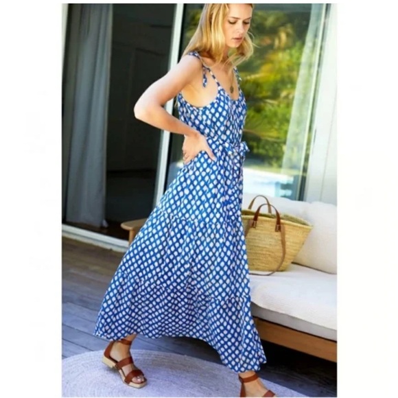 Emerson Fry India Collection Button Tie Sundress XS/S - Picture 2 of 8